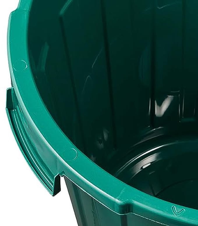 Ruimtesparende afvalemmer met deksel, 23L - Eco-vriendelijk en veelzijdig