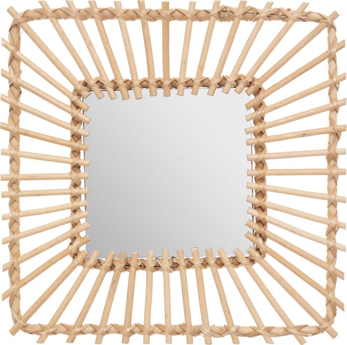 Atmosphera Rotan Spiegel 40x40cm