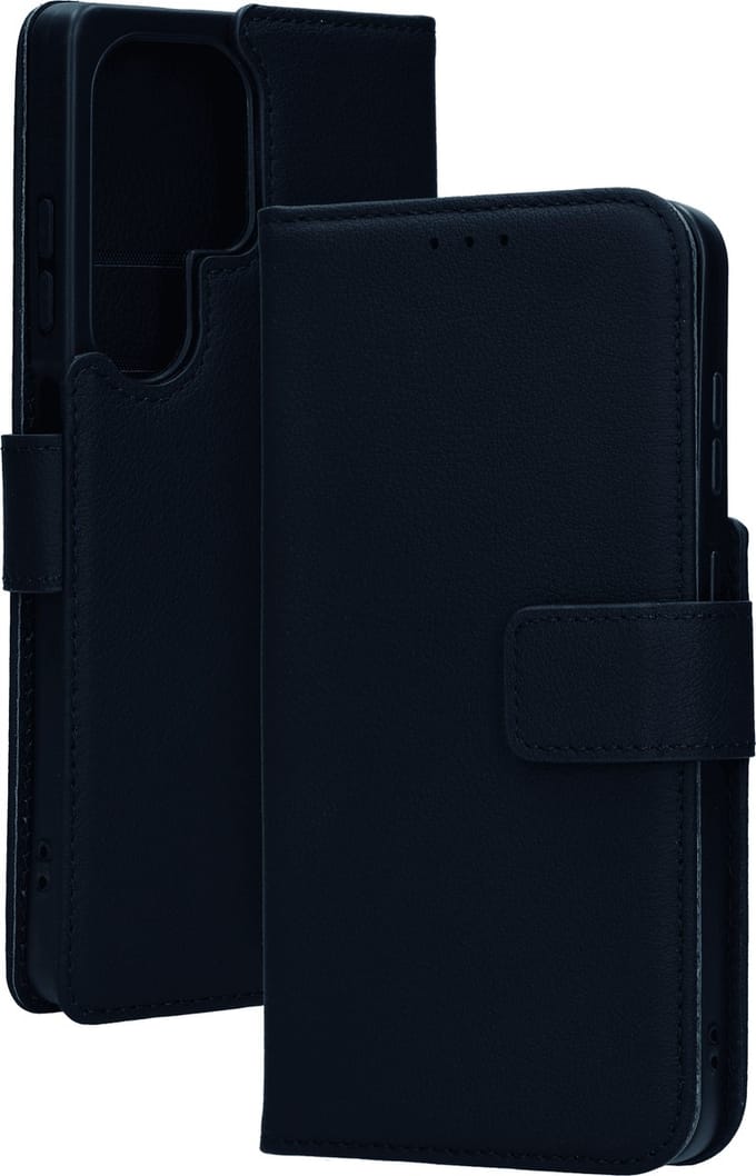 Mobiparts Leather Wallet Case geschikt voor Samsung Galaxy S25 Ultra - Zwart