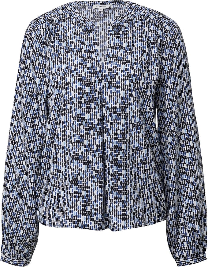 Lichte Tuniek Blouse met All-over Print Dames s.Oliver