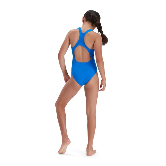 Speedo Meisjes Medalist Eco Endurance+ Eendelig Badpak (Bondi Blauw)
