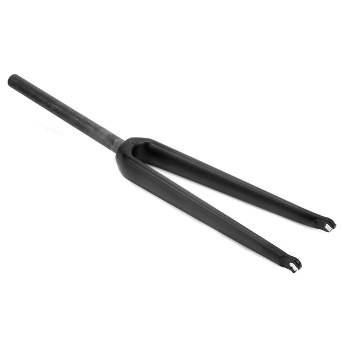 Verlengde 700C Koolstofvezel Racefiets Voorvork C-rem Rechte Buis Snelspanner 3K Mat black