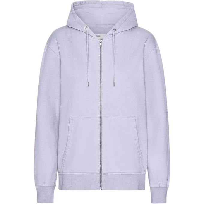 Gecombineerde hoodie met rits Colorful Standard Classic Soft Lavender