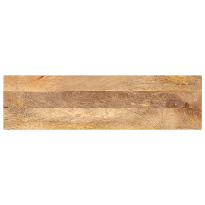 vidaXL - Tafelblad - rechthoekig - 100x20x3,8 - cm - massief - mangohout