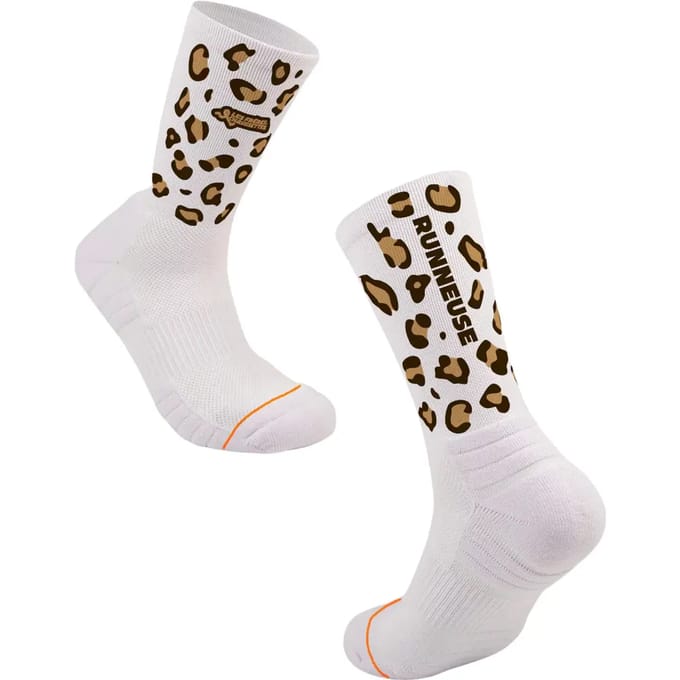 Hardloopsokken Les Frères Chaussettes Léopard