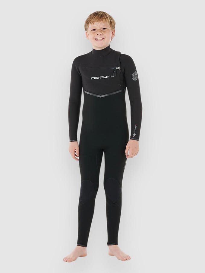 Rip Curl Fbomb Pro Cz 43 Gb Kids Wetsuit zwart