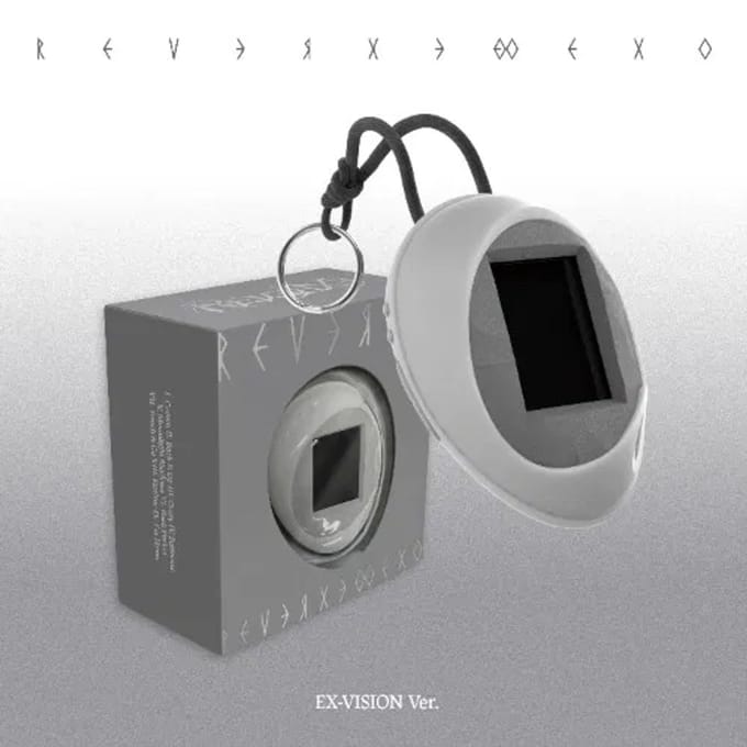 (EX-VISION Versie) EXO [REVERXE] 8e Album + Gratis Cadeau 1EA gray