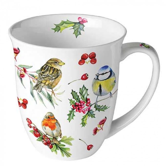 Mok 0,4L Birds in winter