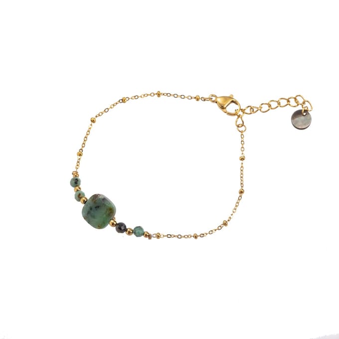 Go Dutch Label Armband (sieraad) square stone B2870-3
