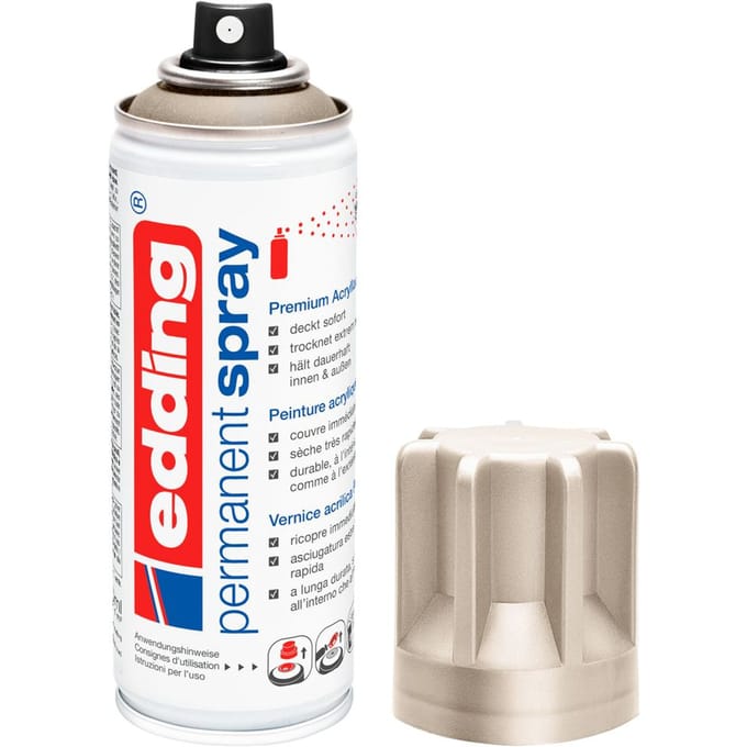 edding 5200 "Permanentspray", zijdemat - Champagne Goud
