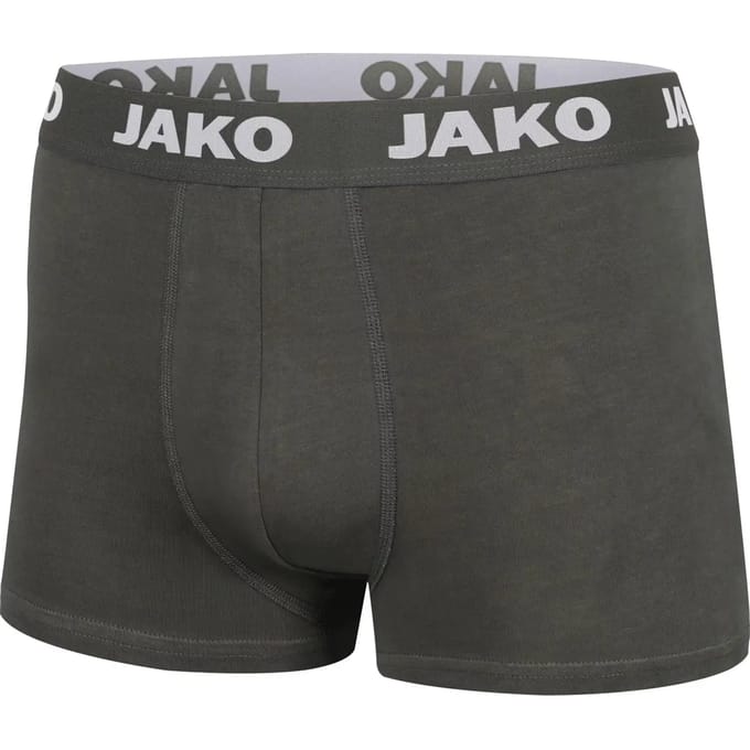 Jako Basic - 2-Pack Boxershort Functioneel Heren - Antraciet | Maat: M