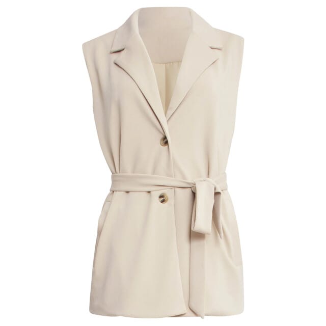 Smashed Lemon 25273 stretch gilet met riem |