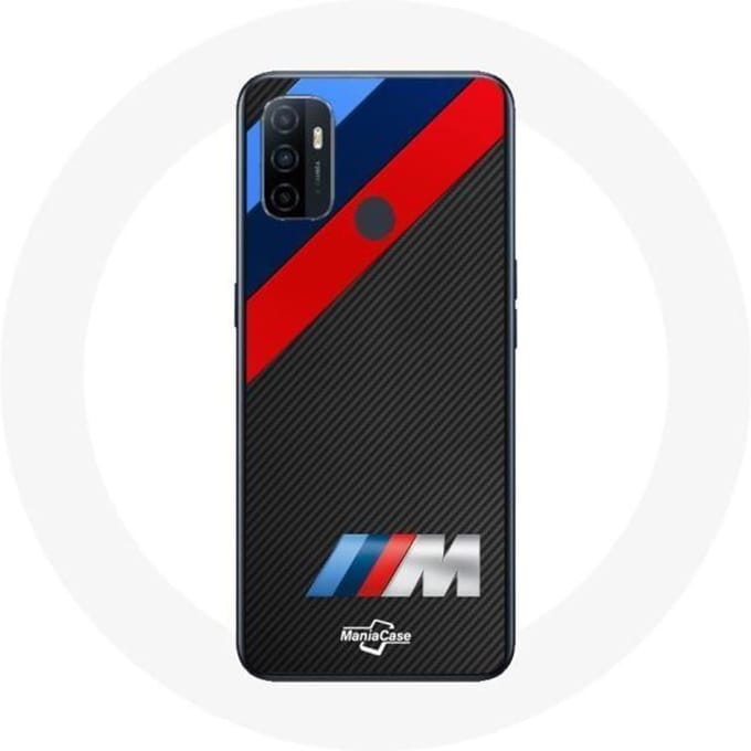 Oppo A53 hoesje BMW M Logo carbon