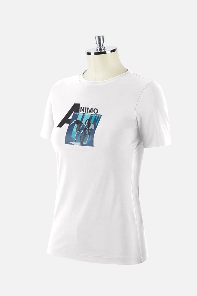 Animo Ficarra T-Shirt Dames S Wit