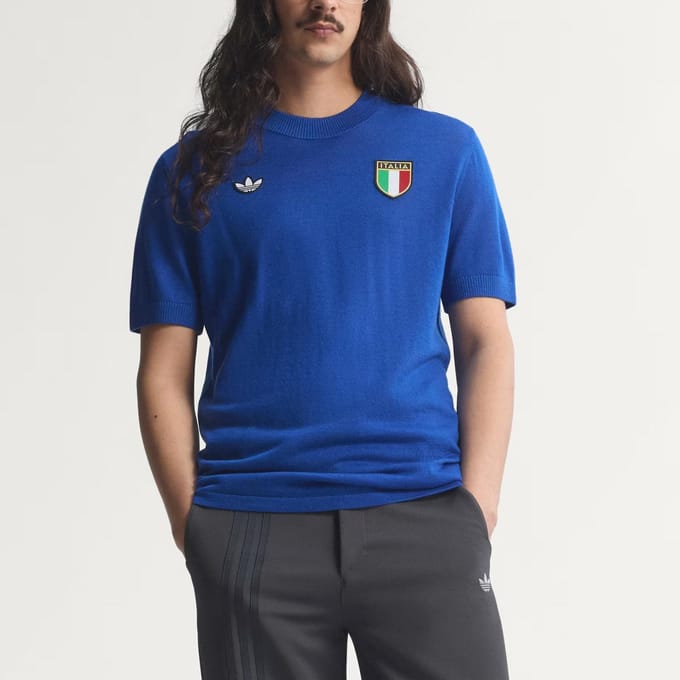 Adidas Figc Italië Bringback 1970 Shirt Blauw