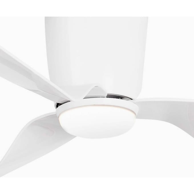 FARO BARCELONA Plafondventilator Pemba L LED lamp, wit