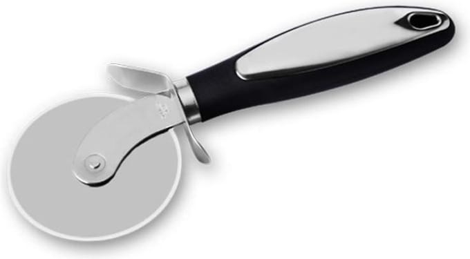 Pizzasnijder - Pizza cutter - Pizzames - 21 x 8cm - RVS