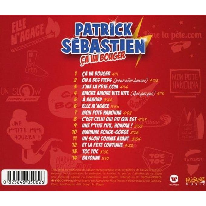 Patrick Sebastien - Ca Va Bouger - Wereldmuziek - CD
