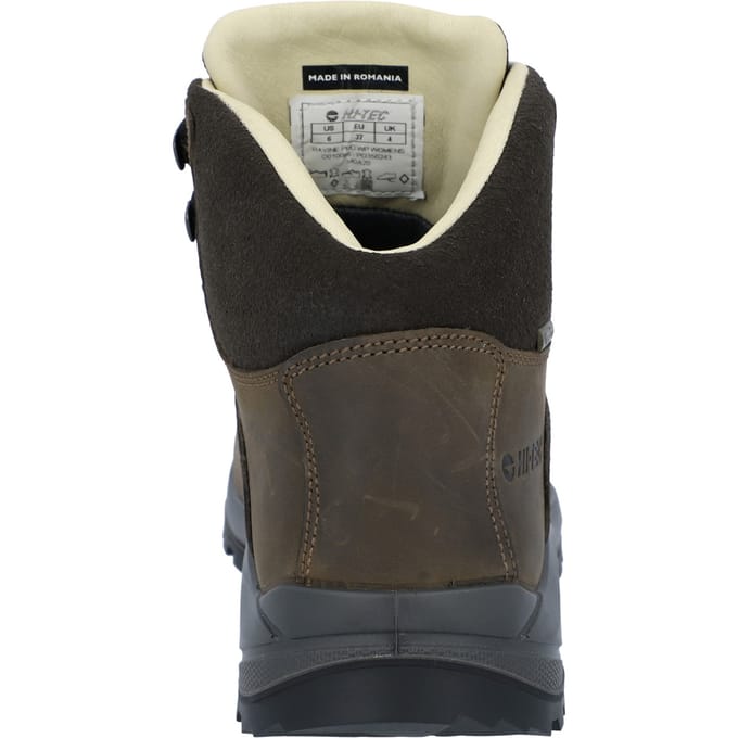 Hi-Tec Ravine Pro Dames Wandelschoenen Van Bruin Leer