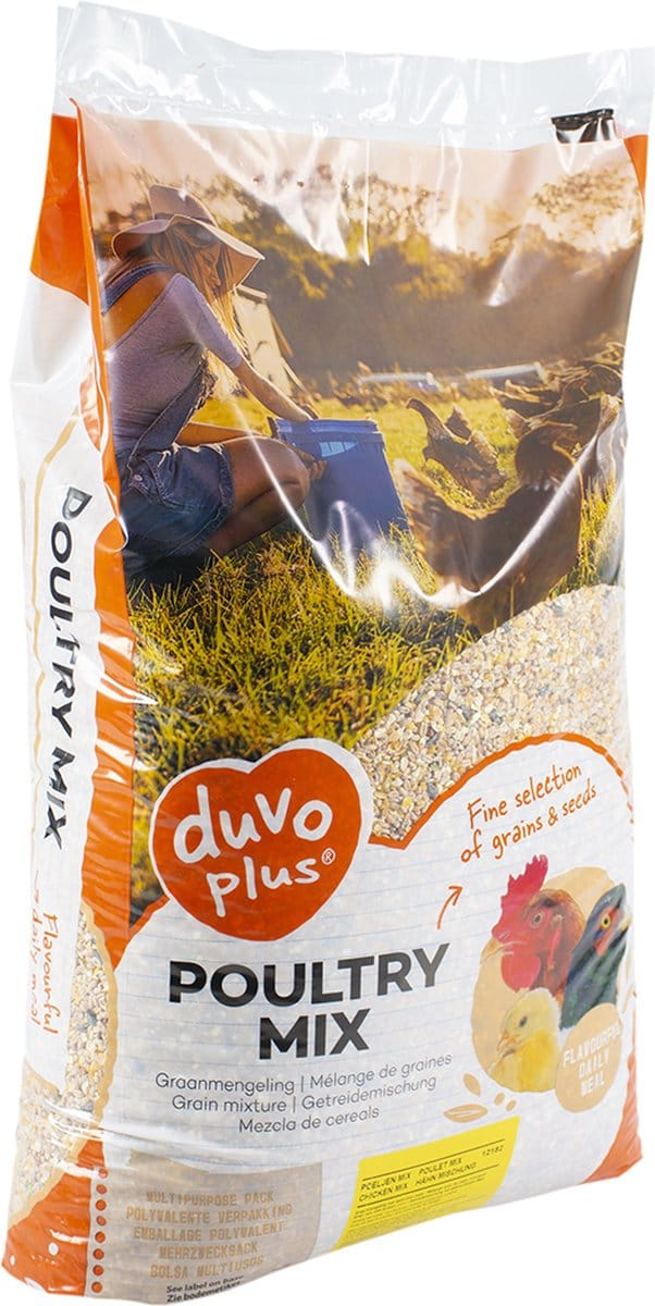 Duvoplus - Buitenvogelvoer - Kip - Kuiken & Kwartel Mix 20kg - 1st