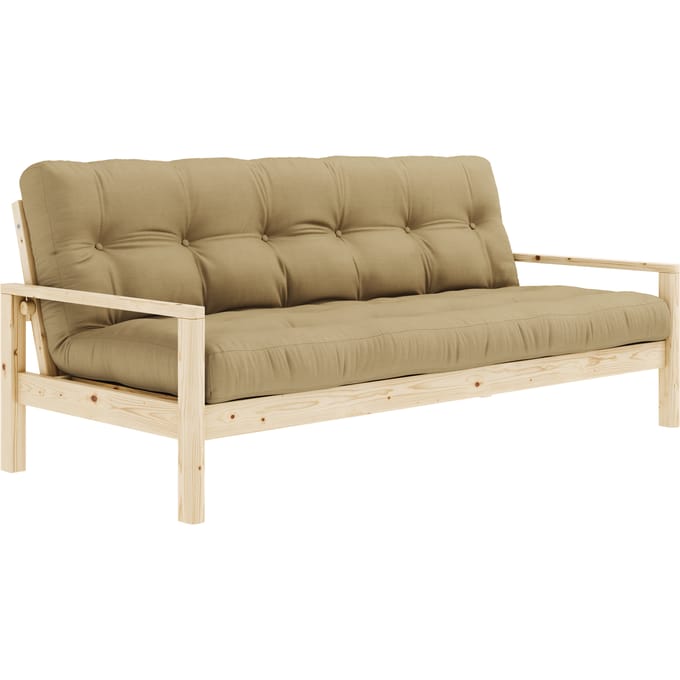 Karup Knop slaapbank - 758 Wheat Beige - 101ClearLacquered