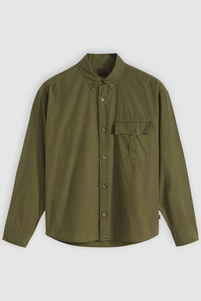 Levi's Zandt Cropped Shirt Größe: M | Casual hemden Outlet | Herren