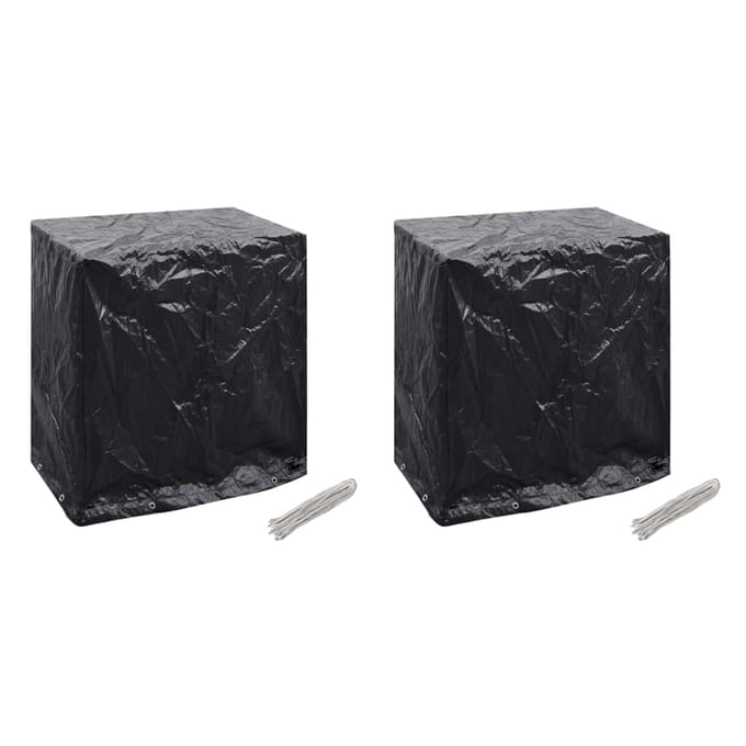 vidaXL - Tafeltennistafelhoezen - 2 - st - 8 - ogen - 160x55x182 - cm