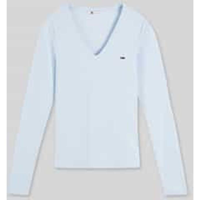 Slim fit shirt met lange mouwen met logodetail