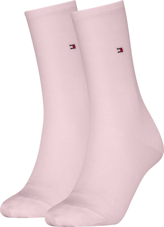 Tommy Hilfiger Sock Casual (2-pack) - dames sokken - lichtroze