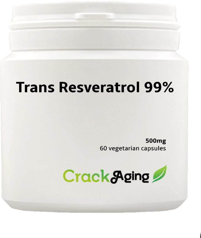 Trans Resveratrol 99% 500mg, 60 Vegetarische capsules