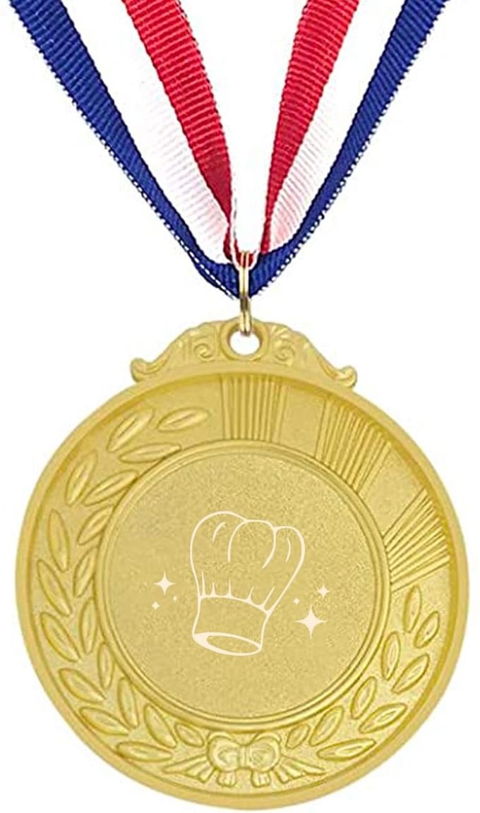 Akyol - kok medaille goudkleuring - Kok - chef - restaurant - bakken - koken