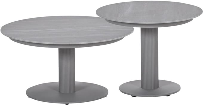 Garden Impressions Liam loungetafels - taupe - centostone Napoli sand