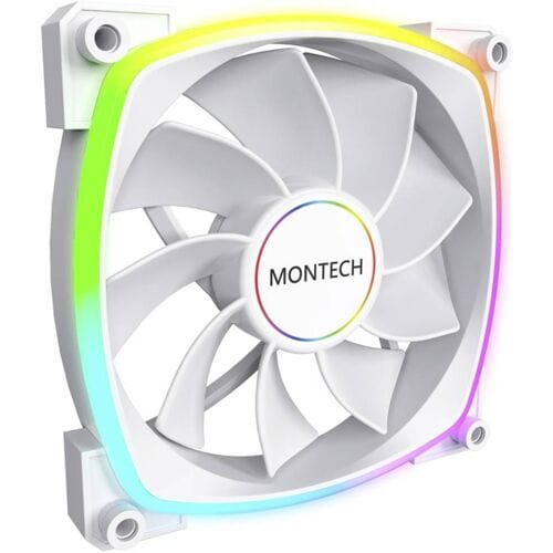 Montech RX140 PWM ARGB Reverse Lüfter- 140mm, weiß PC-ventilator (b x h x d) 140 x 140 x 25 mm