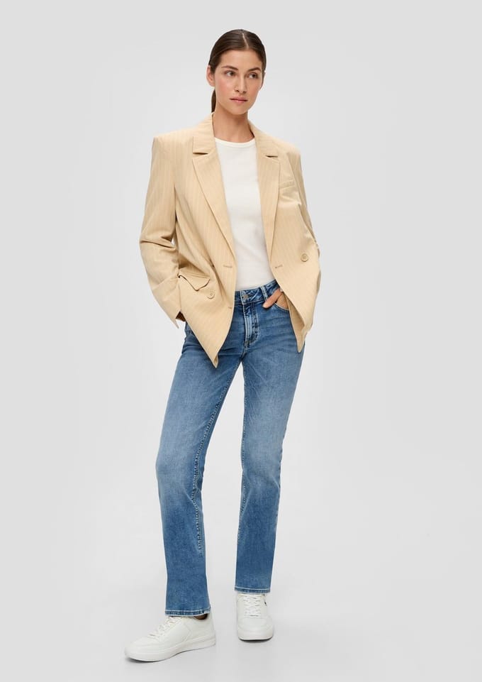 Q/S designed by - Broek - Maat 44/L32 - Vrouwen - Jeans - voering