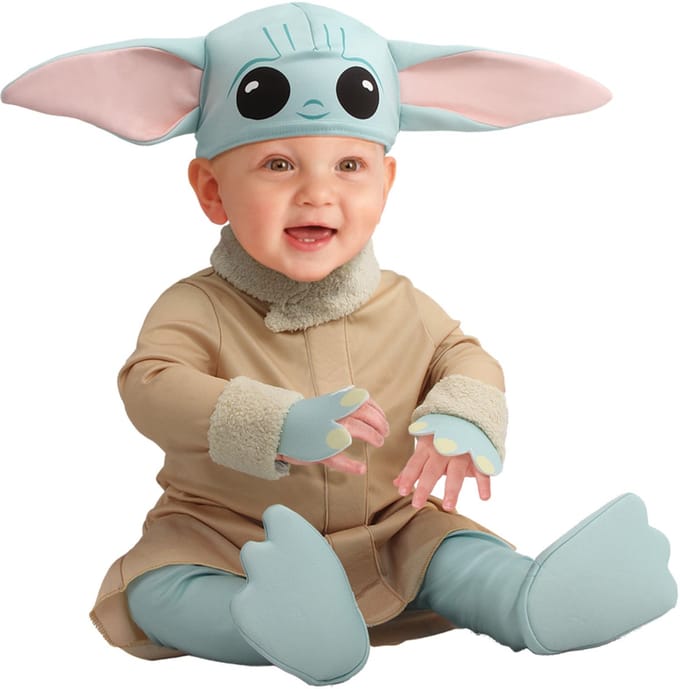 Rubies - Yoda kostuum - Grogu The Child (6-12 mnd)