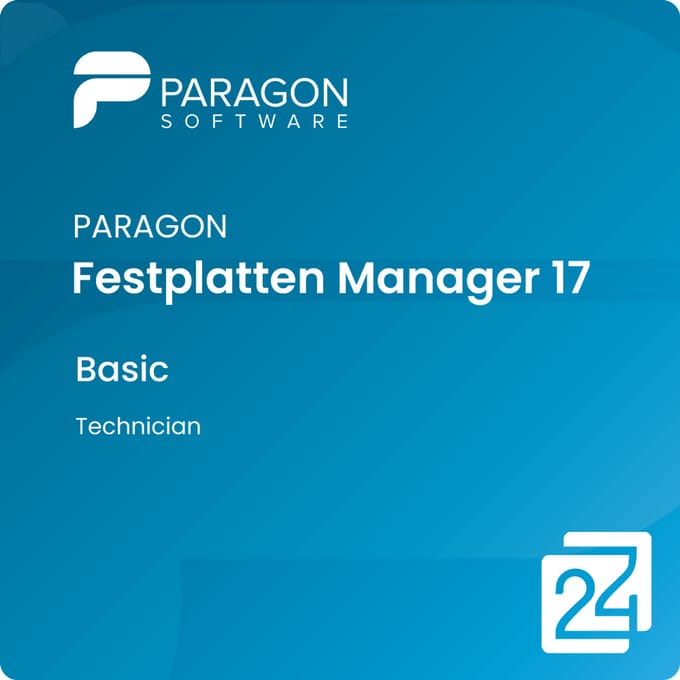 Paragon Festplatten Manager 17 Basic Technician 1 Jaar