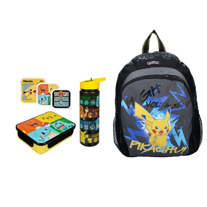 Pokemon schoolset; rugzak en lunchset