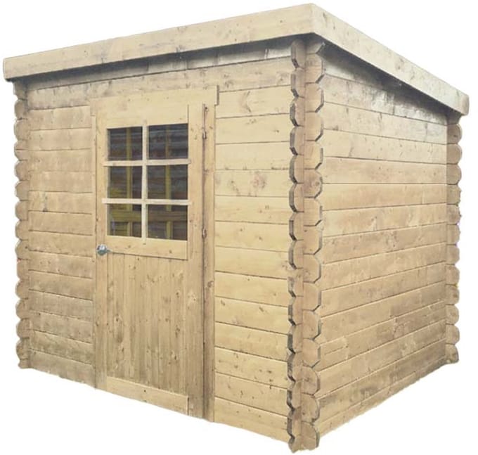 Solid Superia-modern Passau Tuinhuis - Vuren - Onbehandeld - 198x198cm