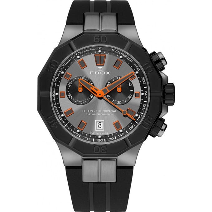 Edox Delfin 10113-37GNCA-GNO Delfin The Original Horloge