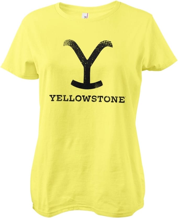 Yellowstone Dames Tshirt -M- Yellowstone Geel