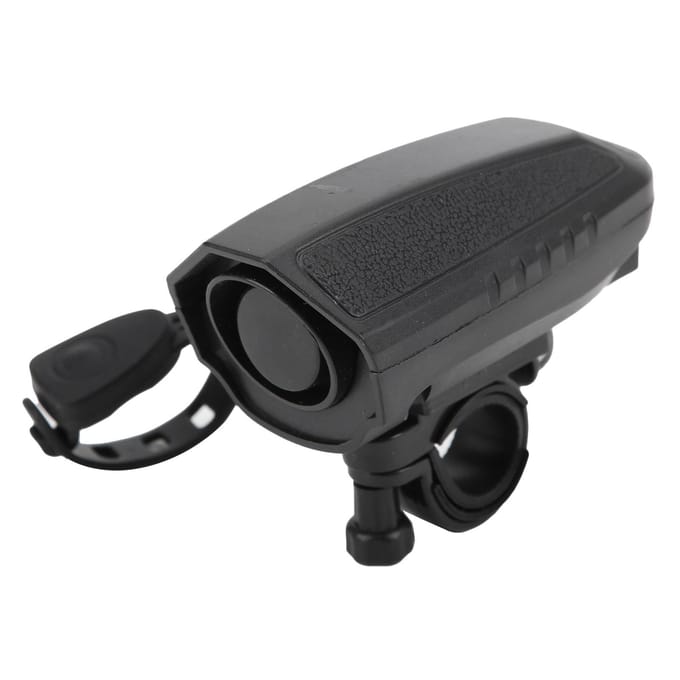 Elektrische Fietsbel Elektrische Luide Fietsbel Fietsstuur Ring Alarm met Vaste Basis gray