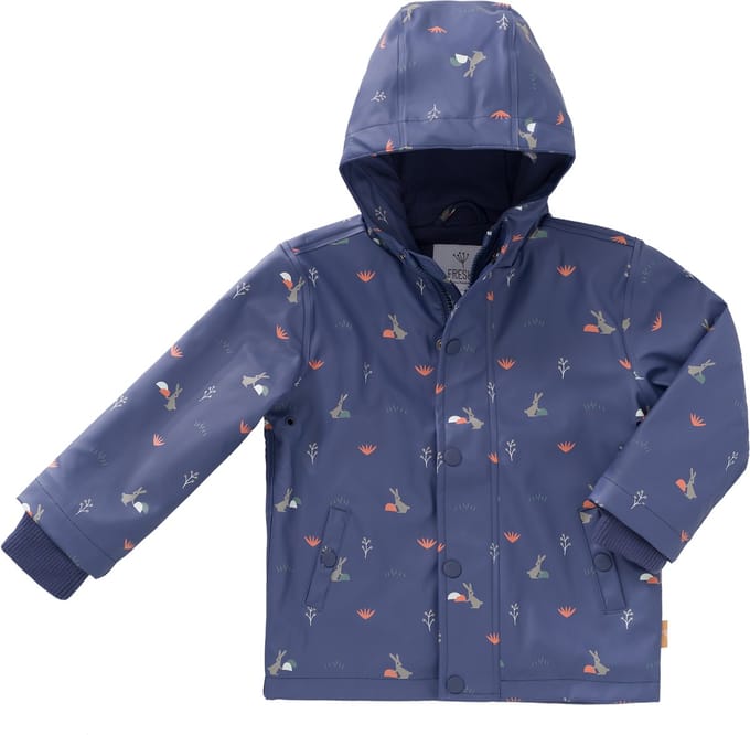 Fresk Regenjas Rabbit mood indigo 8 yrs