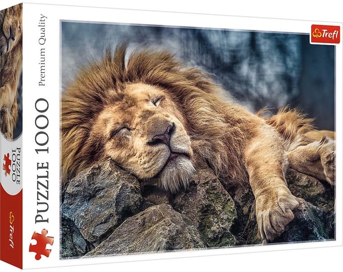 Trefl Puzzle - Sleeping lion (1000 pieces) 2D Puzzels