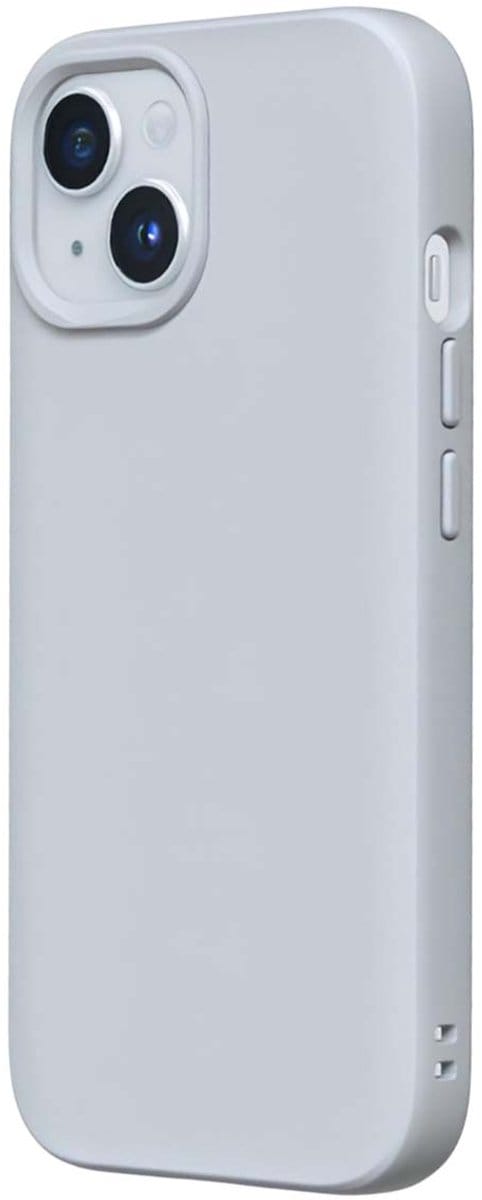 Rhinoshield Solidsuit Hoesje Geschikt voor Apple iPhone 15 Plus | Compatibel met MagSafe | Shockproof Back Cover | Grijs