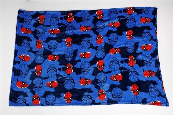 Spiderman fleece plaid flanel 110 x 150 cm - polyester