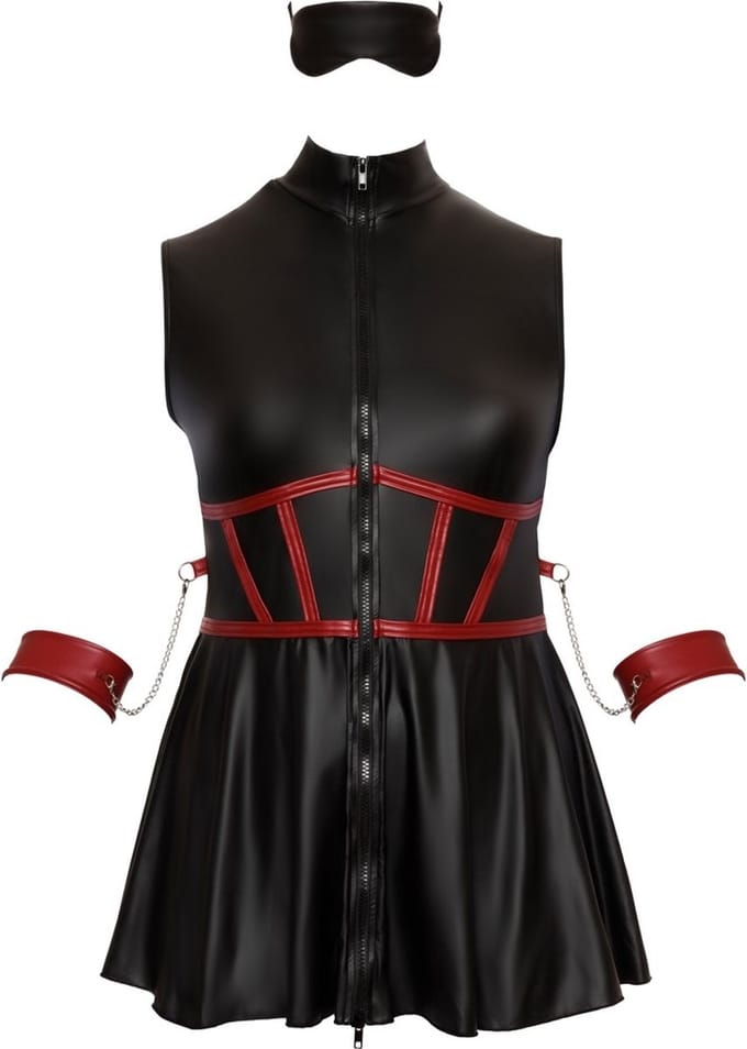 Curvy Bondage Jurk in Stijlvolle Uitvoering Maat 4XL