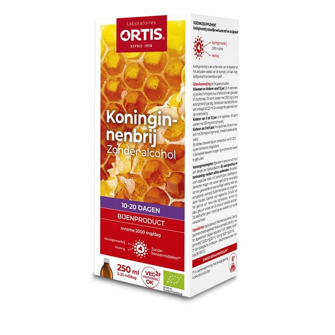 Ortis® Koninginnenbrij Bio Zonder Alcohol 250 Oplossing
