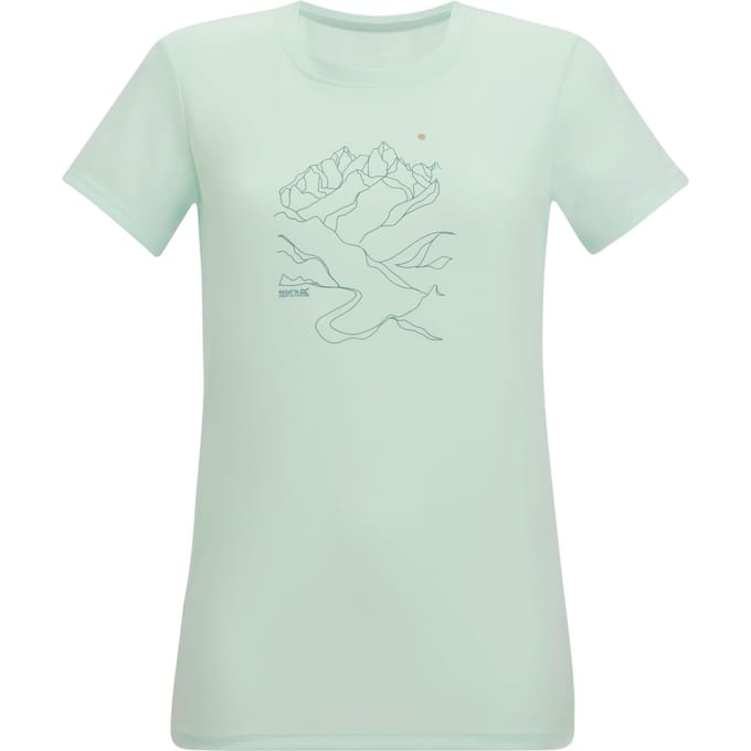 Regatta Dames/Dames Fingal Lijn Kunst T-shirt (Nevel)