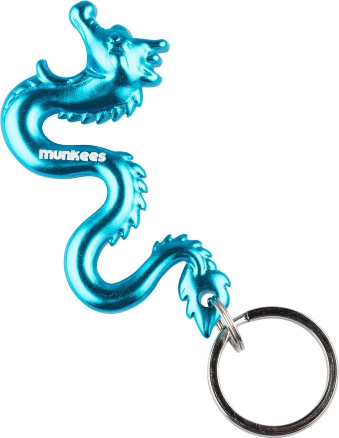 Munkees Flesopener 3d Draak Blauw Staal 7 Cm