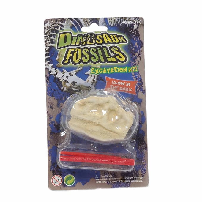 PIA Soft Toys - Dinosauruskop fossiel - Speelfiguur